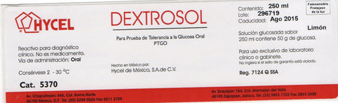 DEXTROSOL Prueba de tolerancia a la glucosa (50 g/250 ml)
