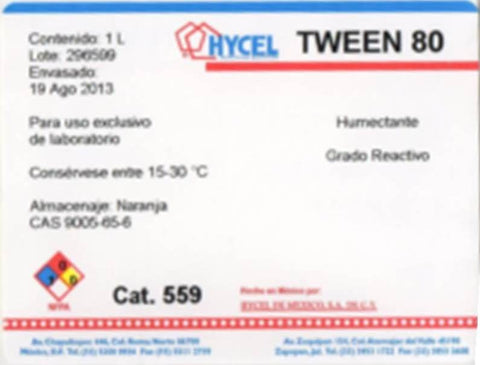 TWEEN 80 Agente Humectante