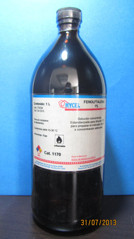 FENOLFTALEINA Indicador pH 8.3-10.0